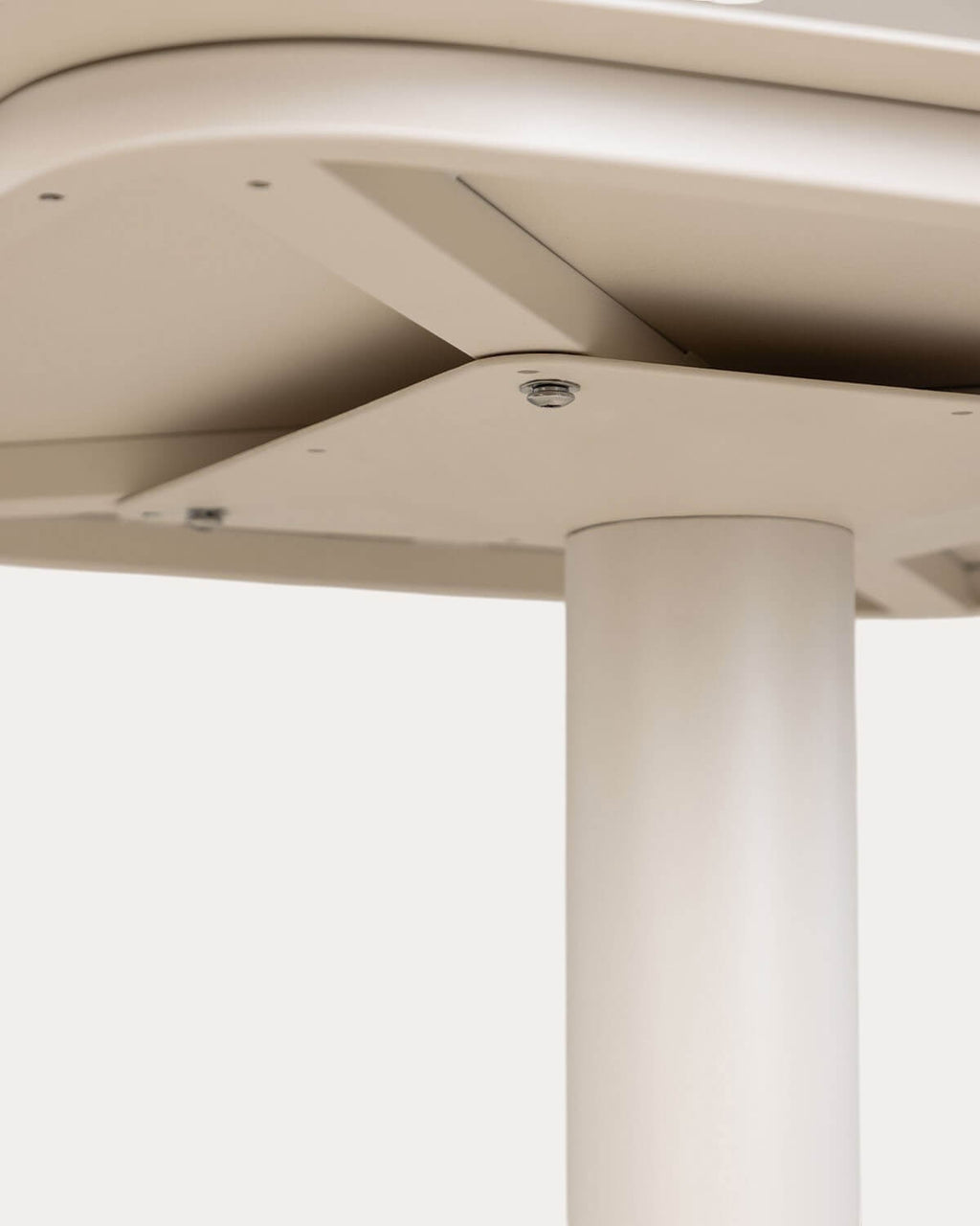 Zoilo square outdoor table 70x70 cm in metal