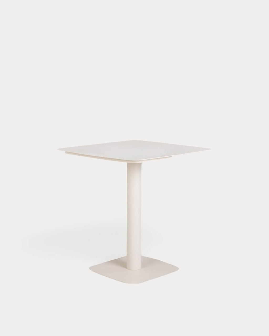 Zoilo square outdoor table 70x70 cm in metal