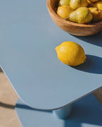 Zoilo square outdoor table 70x70 cm in metal