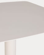 Zoilo square outdoor table 70x70 cm in metal