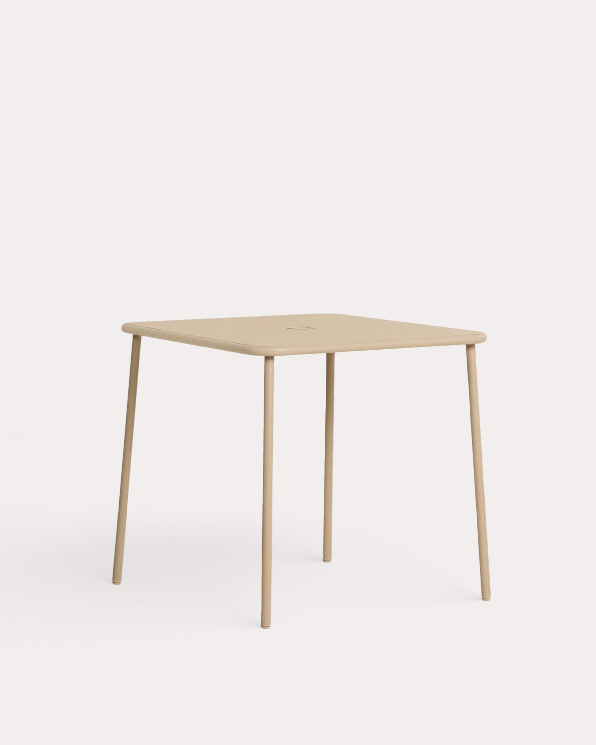 Square outdoor table 80x80 cm in metal Mijail