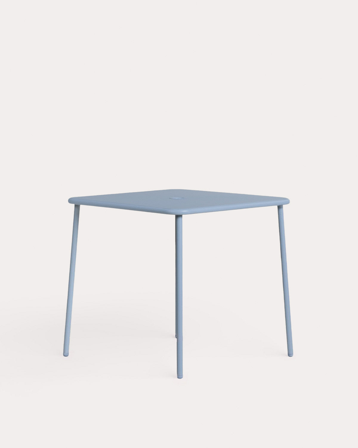 Square outdoor table 80x80 cm in metal Mijail