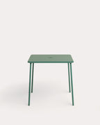Mijail rectangular metal outdoor table 130x78 cm