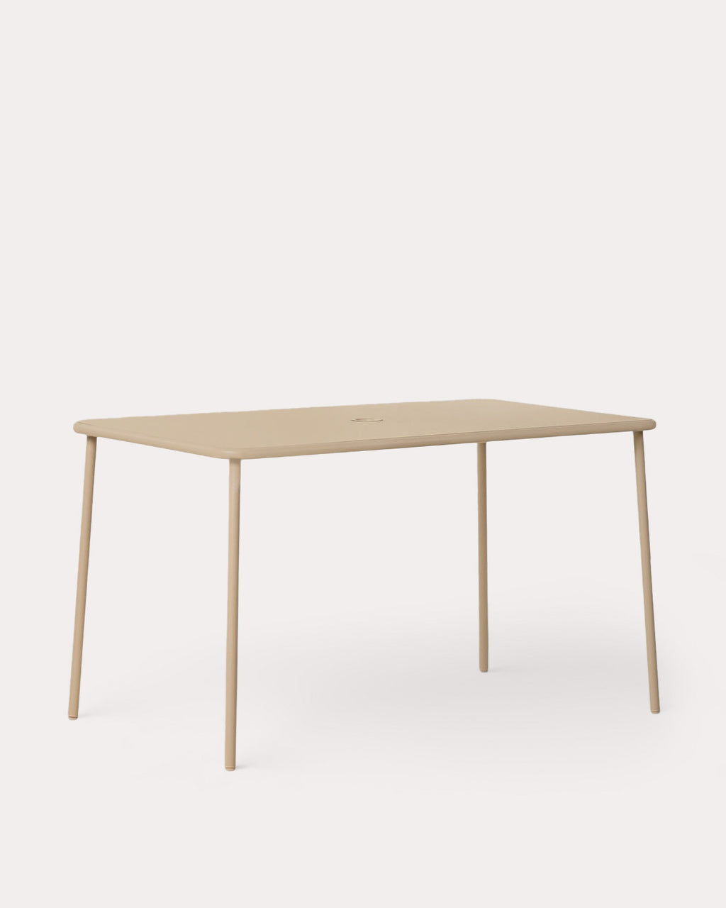 Mijail rectangular metal outdoor table 130x78 cm