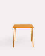 Mijail rectangular metal outdoor table 130x78 cm