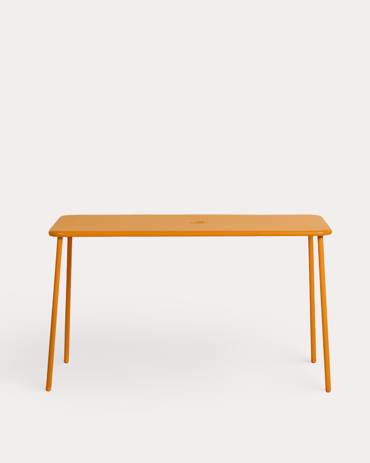 Mijail rectangular metal outdoor table 130x78 cm