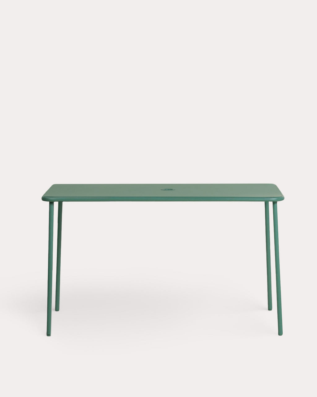 Mijail rectangular metal outdoor table 130x78 cm