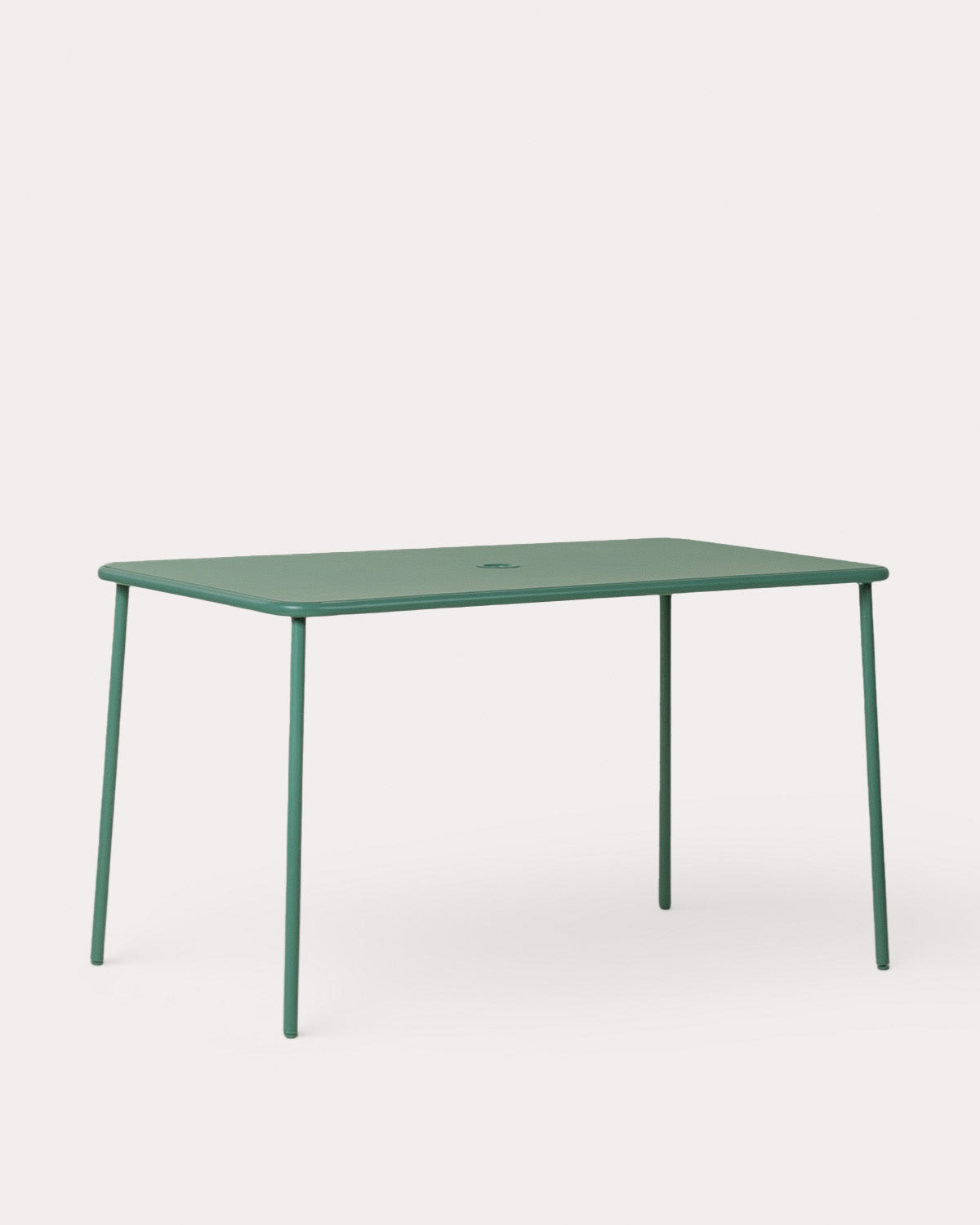 Mijail rectangular metal outdoor table 130x78 cm