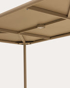 Mijail rectangular metal outdoor table 130x78 cm