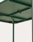 Mijail rectangular metal outdoor table 130x78 cm