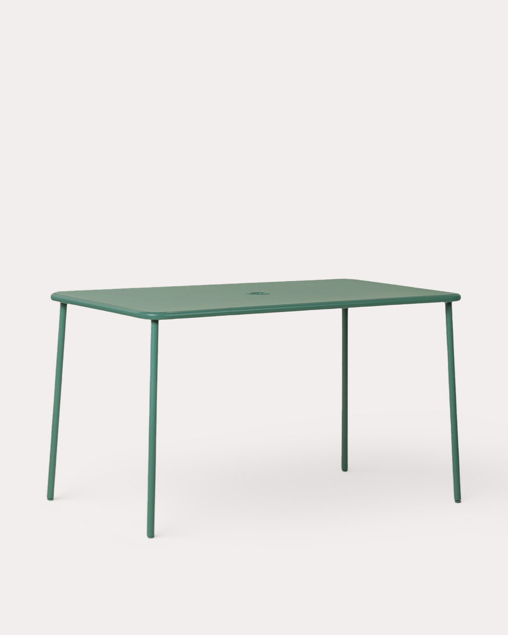 Mijail rectangular metal outdoor table 130x78 cm