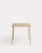 Mijail rectangular metal outdoor table 130x78 cm