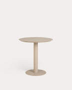 Banon round metal outdoor table Ø70 cm