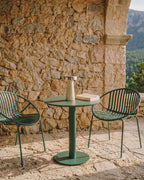 Banon round metal outdoor table Ø70 cm