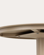 Banon round metal outdoor table Ø70 cm