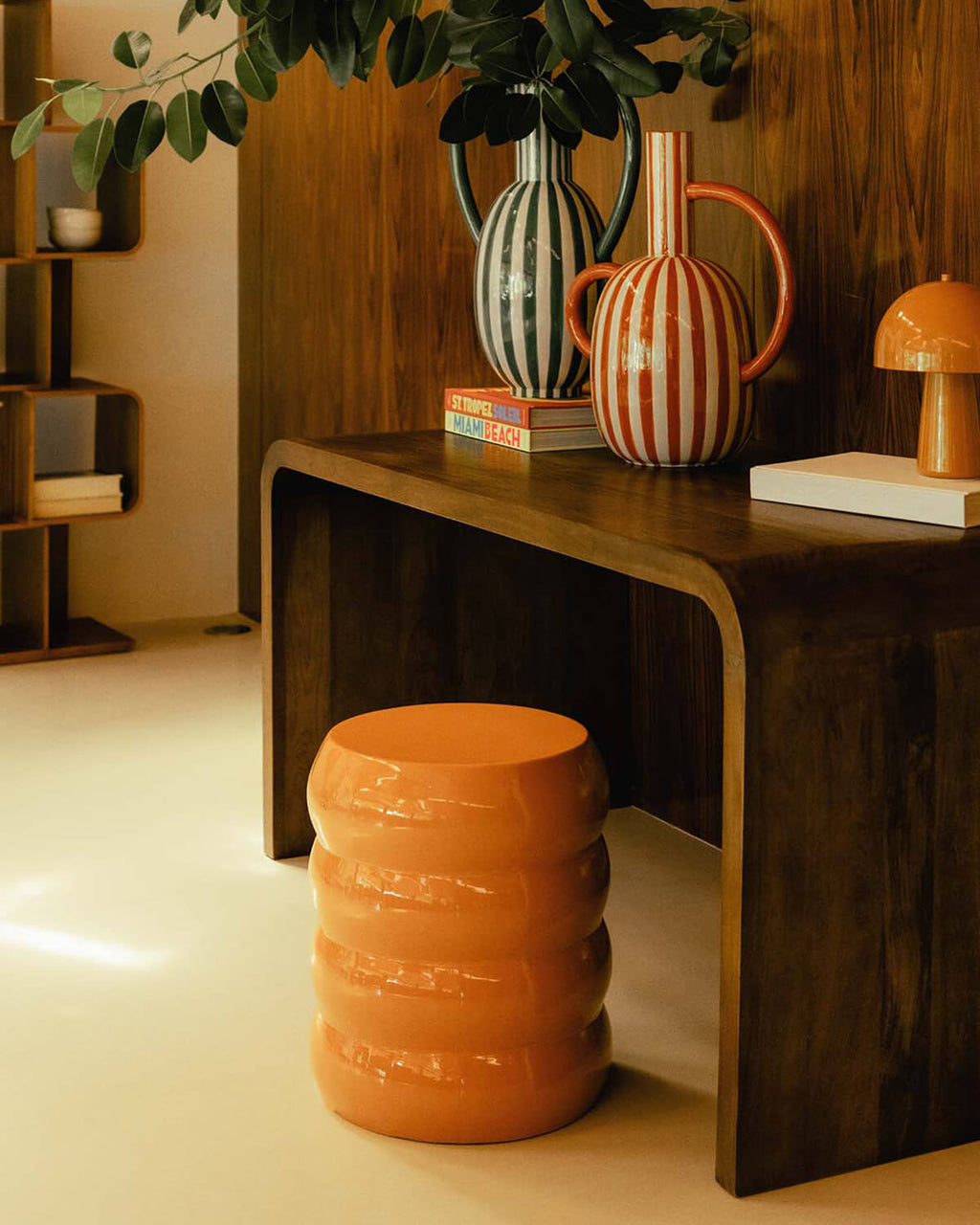 Tita round metal side table Ø41 cm