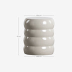 Tita round metal side table Ø41 cm