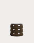 Tita round metal side table Ø48 cm
