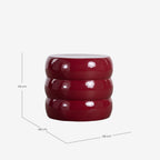 Tita round metal side table Ø48 cm