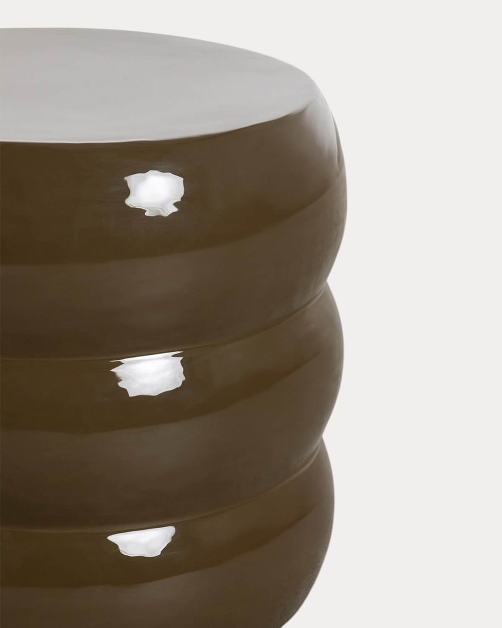 Tita round metal side table Ø48 cm