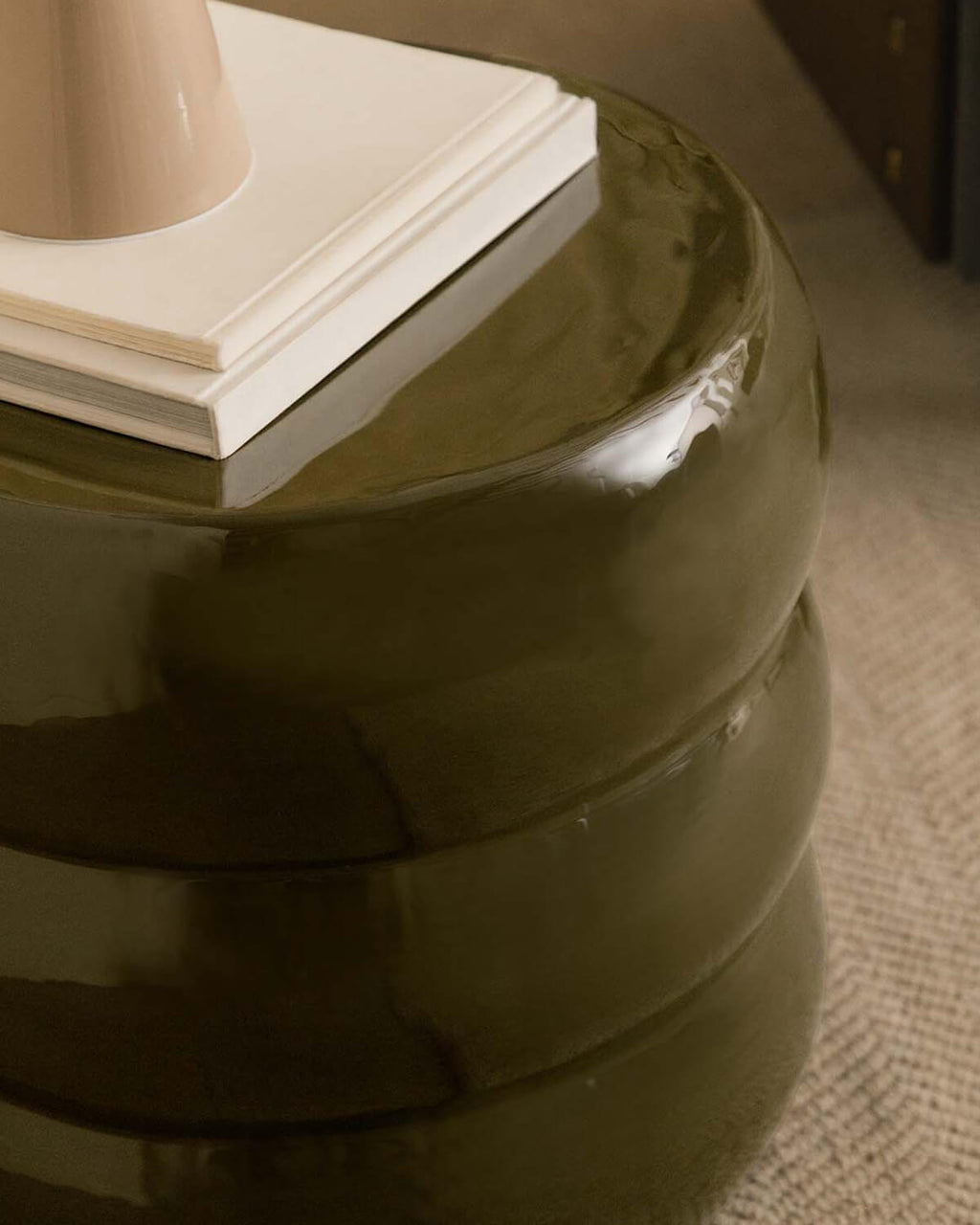Tita round metal side table Ø48 cm