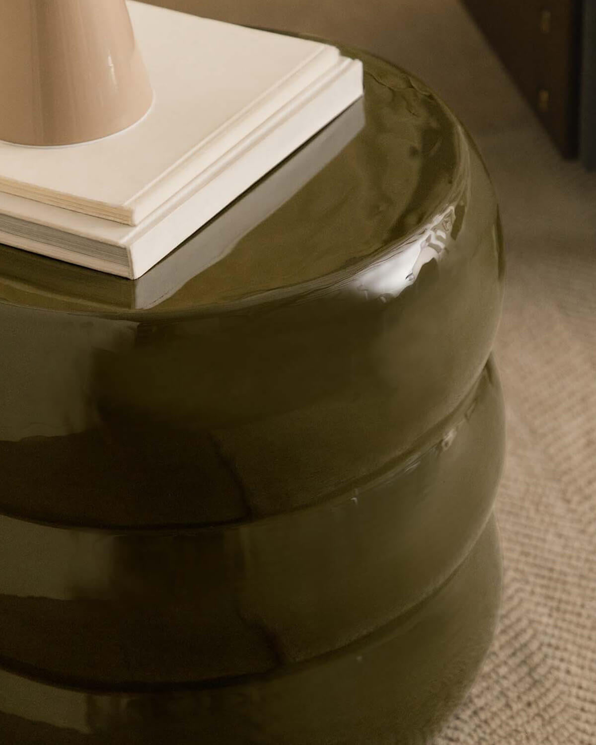 Tita round metal side table Ø48 cm
