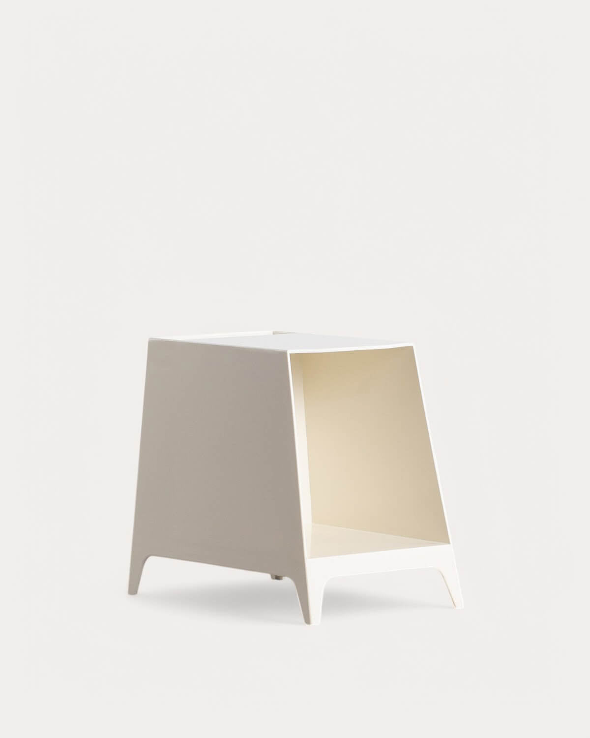 Bedside table with storage 35.5x49.5 cm in abs Tebe