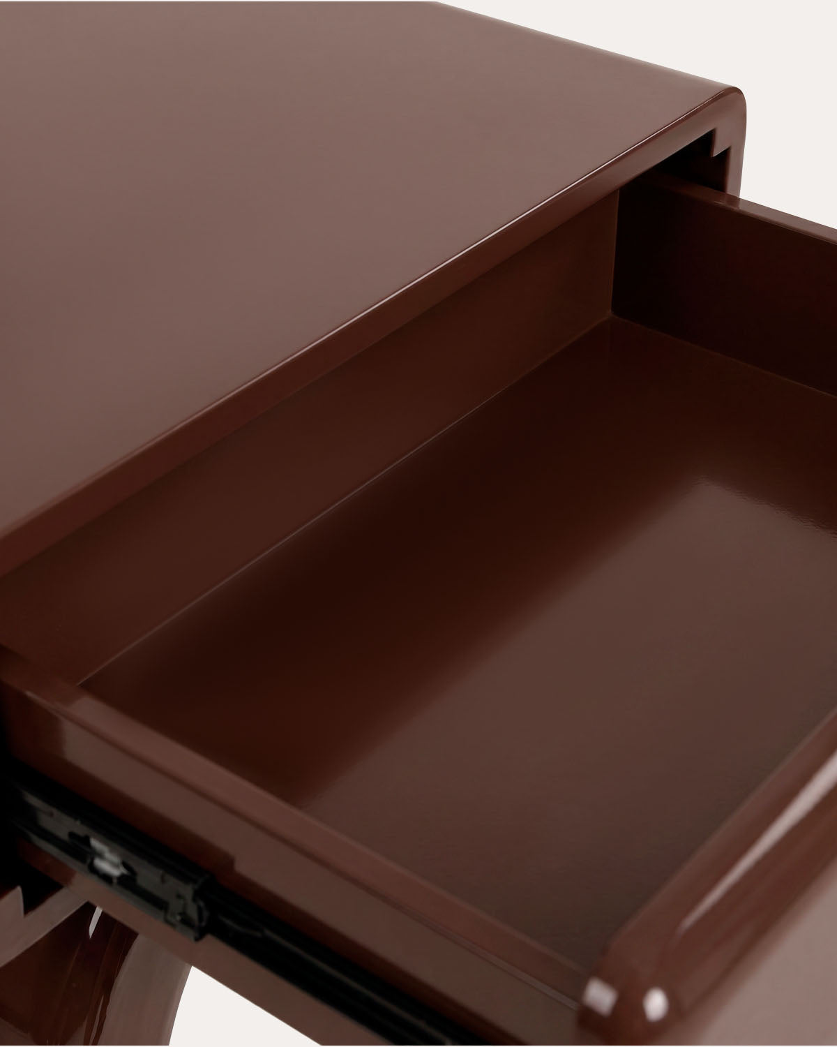 Rectangular bedside table 50x40 cm with wooden drawer Gilber