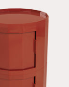 Round bedside table Ø37 cm with storage in Madikke ABS