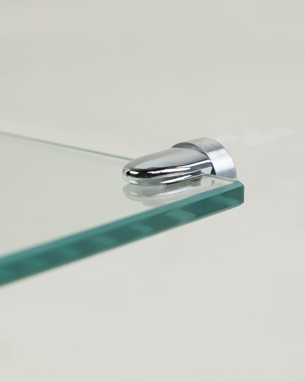 Rectangular bedside table 47x36 cm in tempered glass Endil