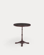 Round dining room bistro table Ø60 cm in metal Yona