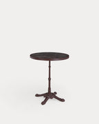 Round dining room bistro table Ø60 cm in metal Yona