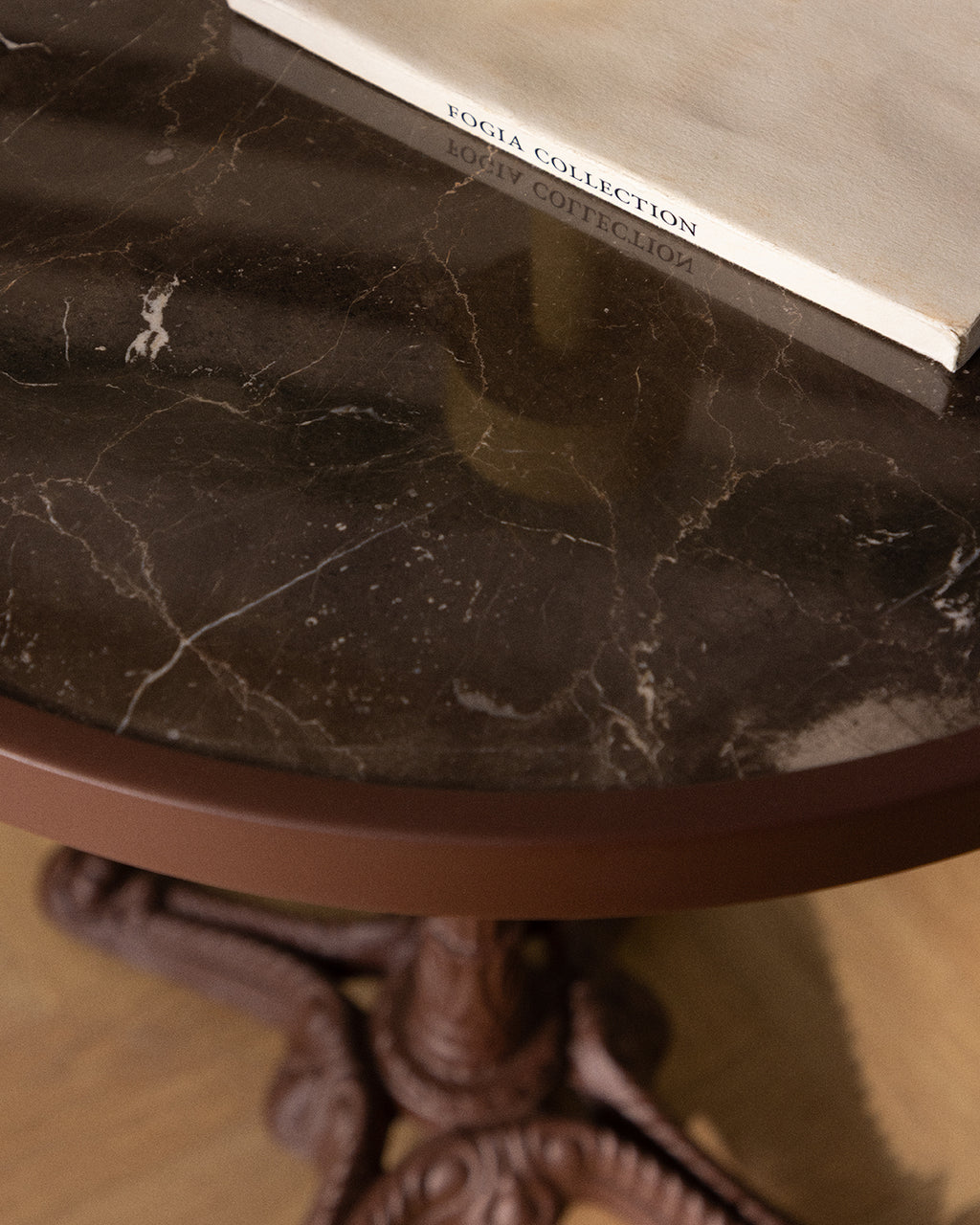 Round dining room bistro table Ø60 cm in metal Yona