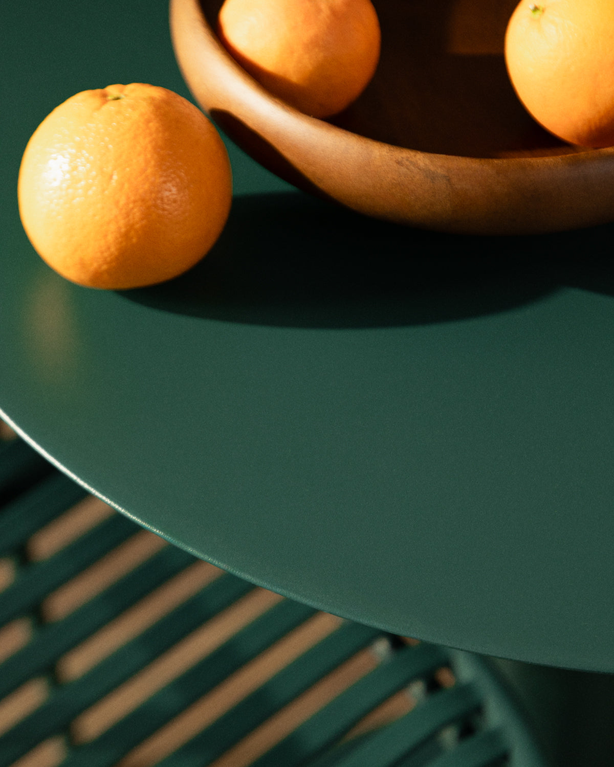 Banon round metal dining room table Ø70 cm