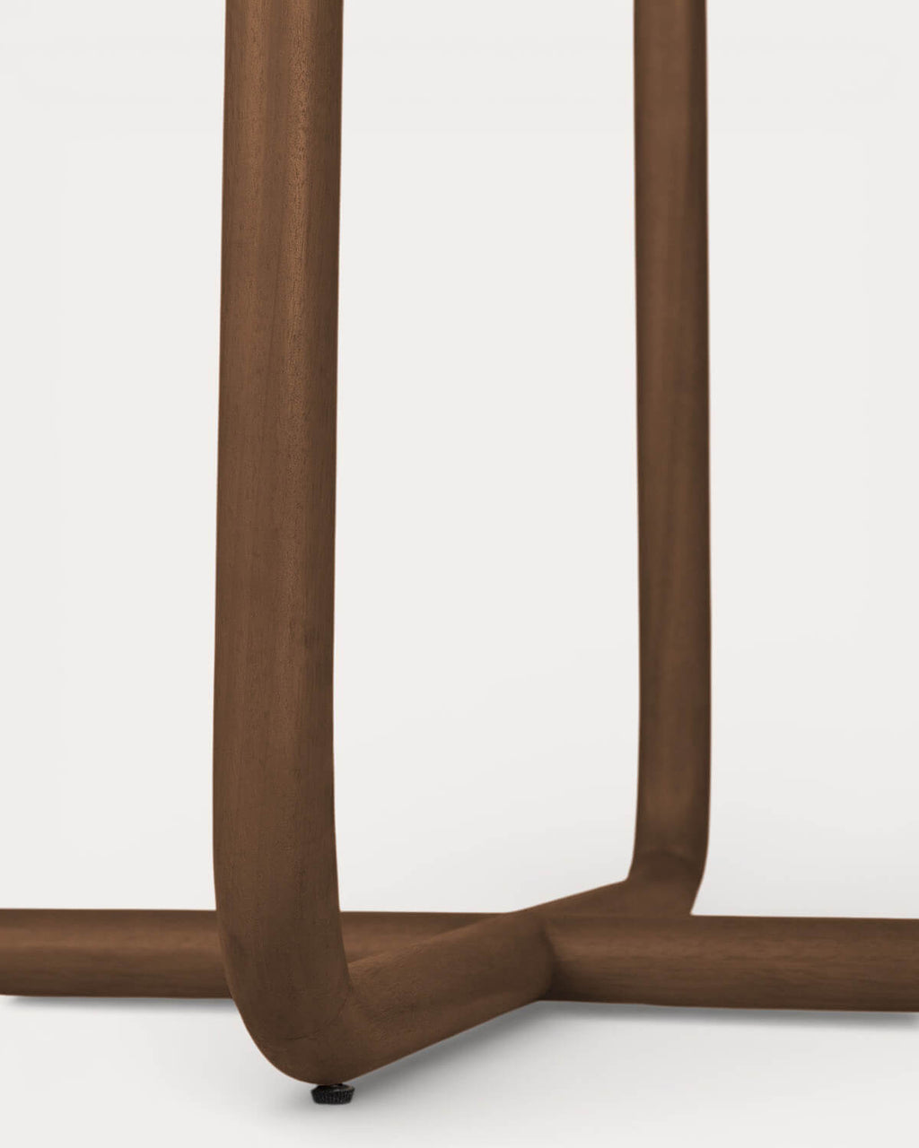 Square high table 70x70 cm in eucalyptus wood Elnes