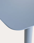Zoilo square metal high table 70x70 cm