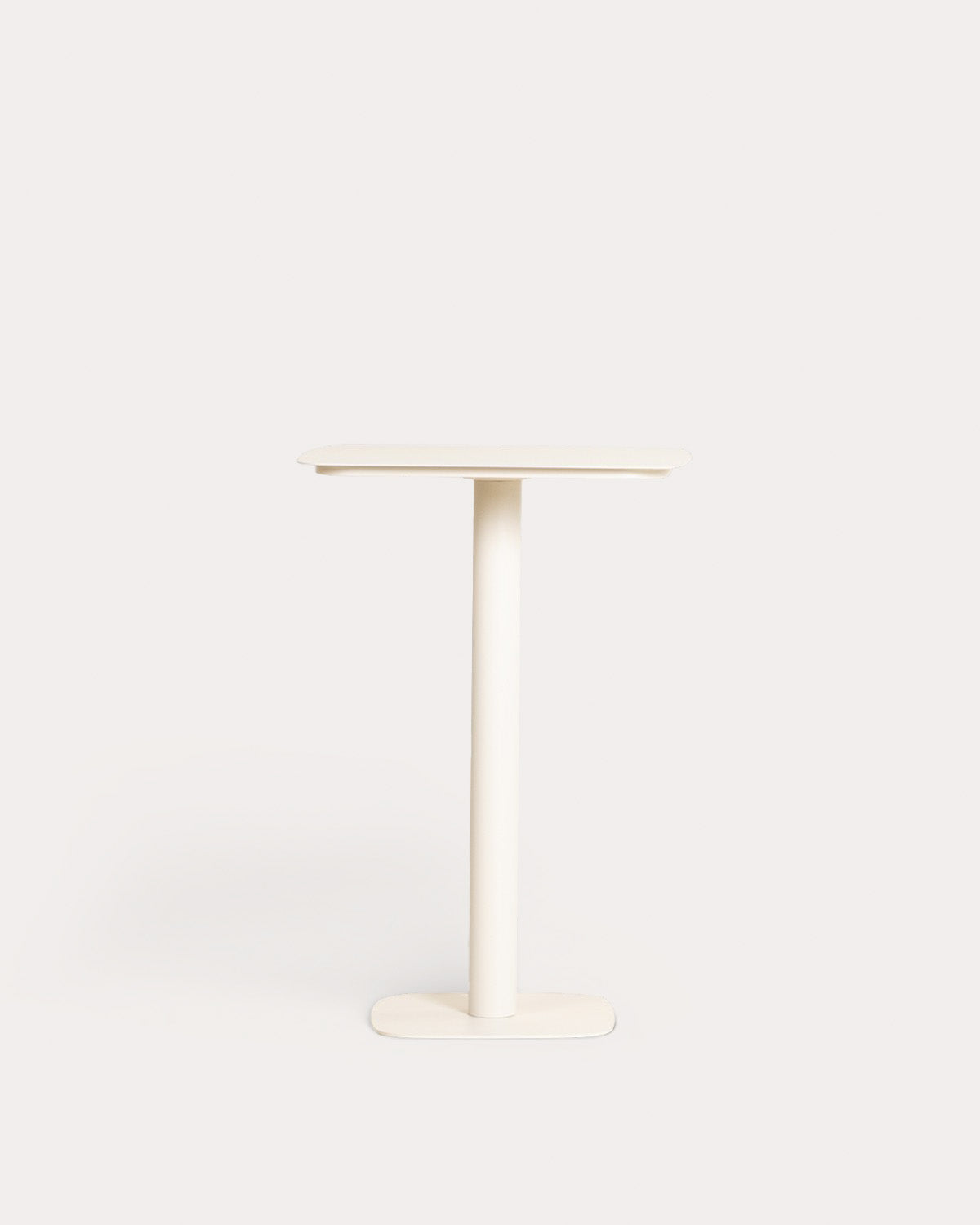 Zoilo square metal high table 70x70 cm