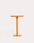 Zoilo square metal high table 70x70 cm