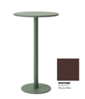 Round outdoor high table Ø70 cm in metal Banon