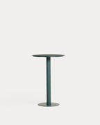 Round outdoor high table Ø70 cm in metal Banon