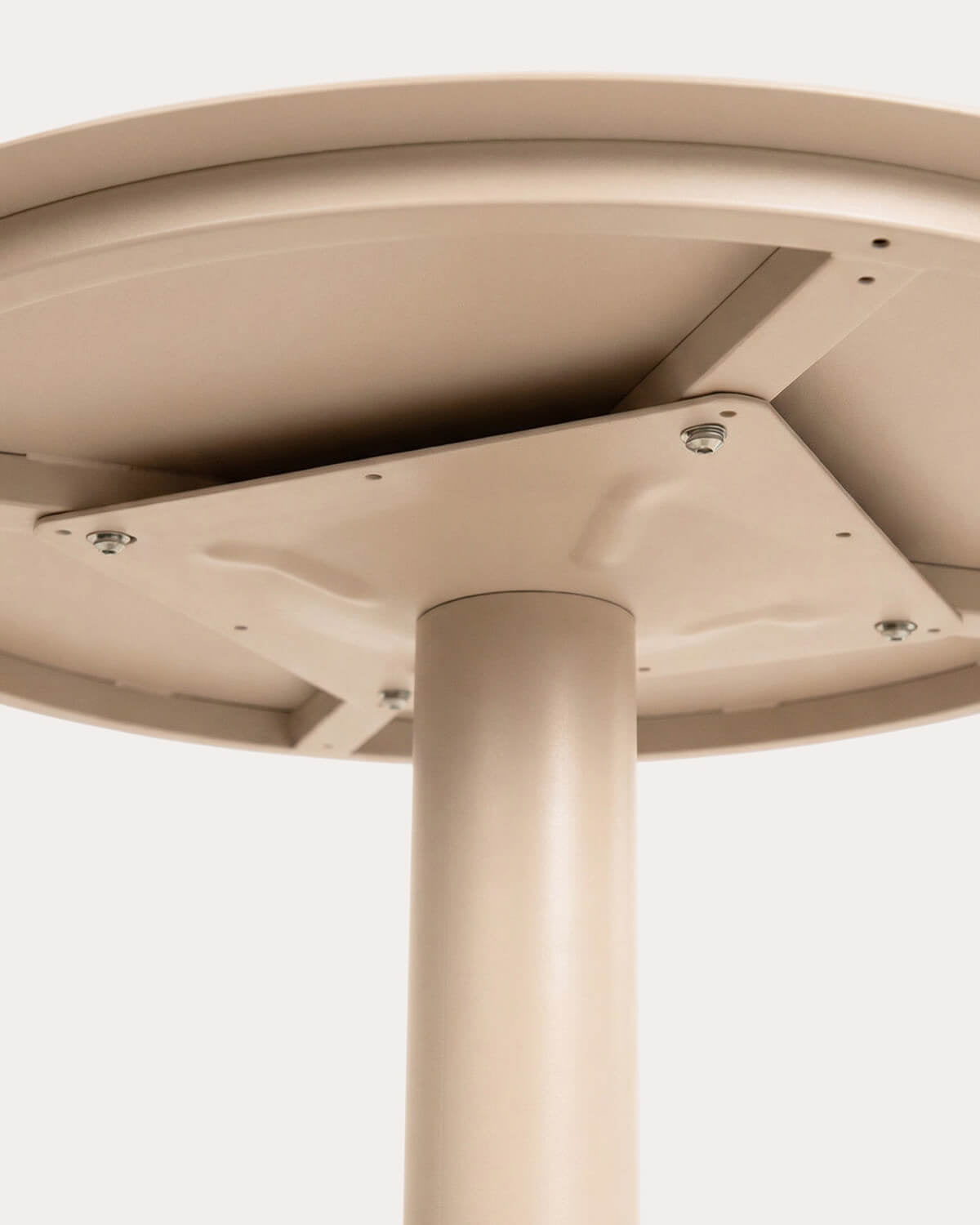 Round outdoor high table Ø70 cm in metal Banon