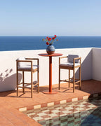 Round outdoor high table Ø70 cm in metal Banon