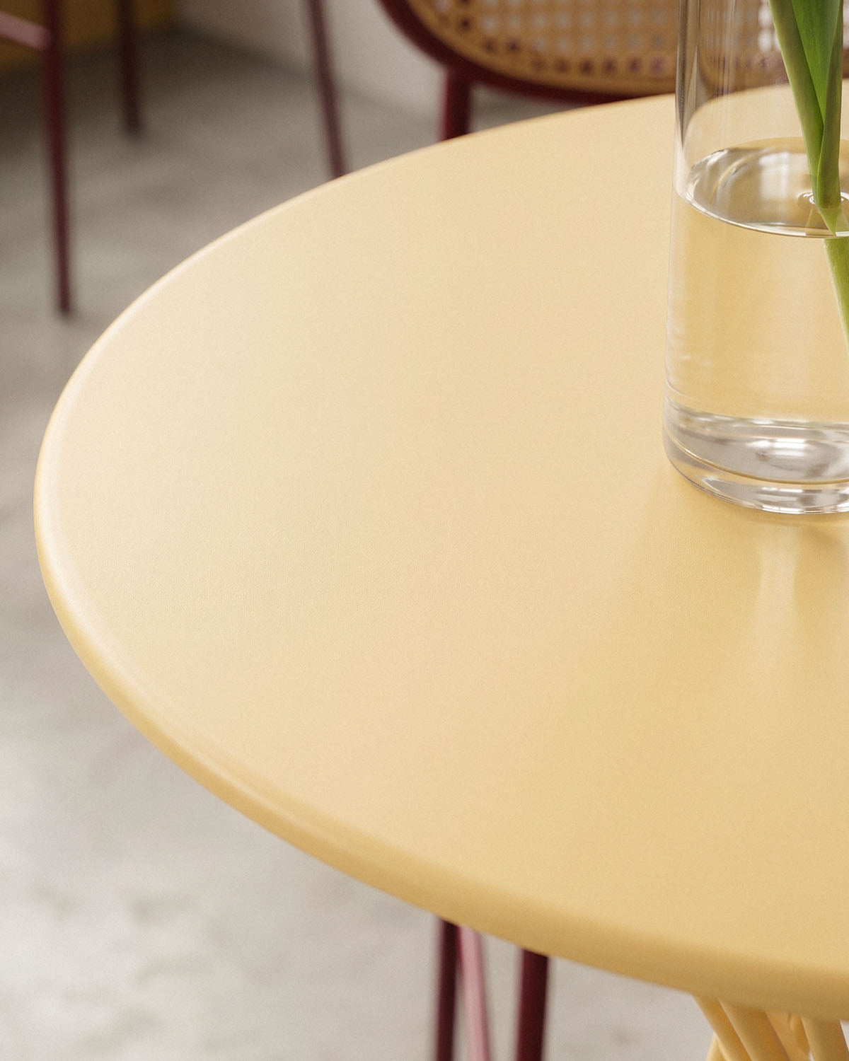 Round metal high table Ø70 cm Nouli