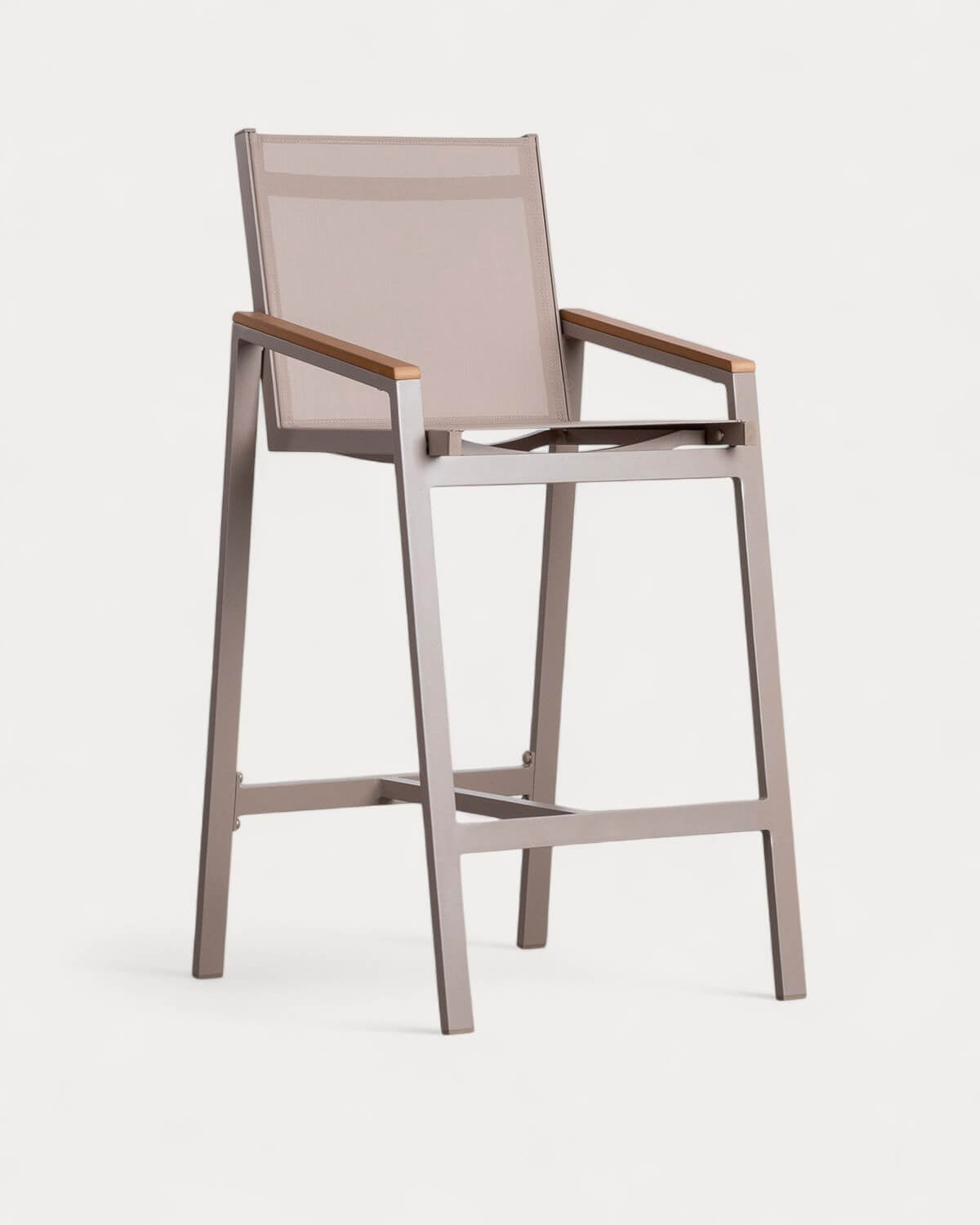 Korce 75 cm aluminum outdoor bar stool