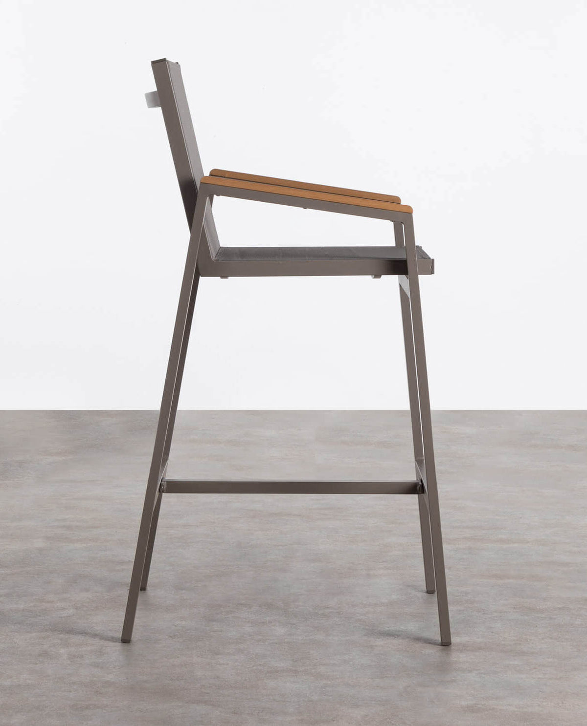 Korce 75 cm aluminum outdoor bar stool