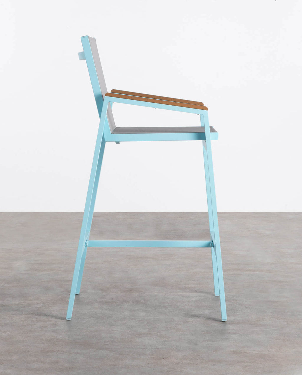Korce 75 cm aluminum outdoor bar stool