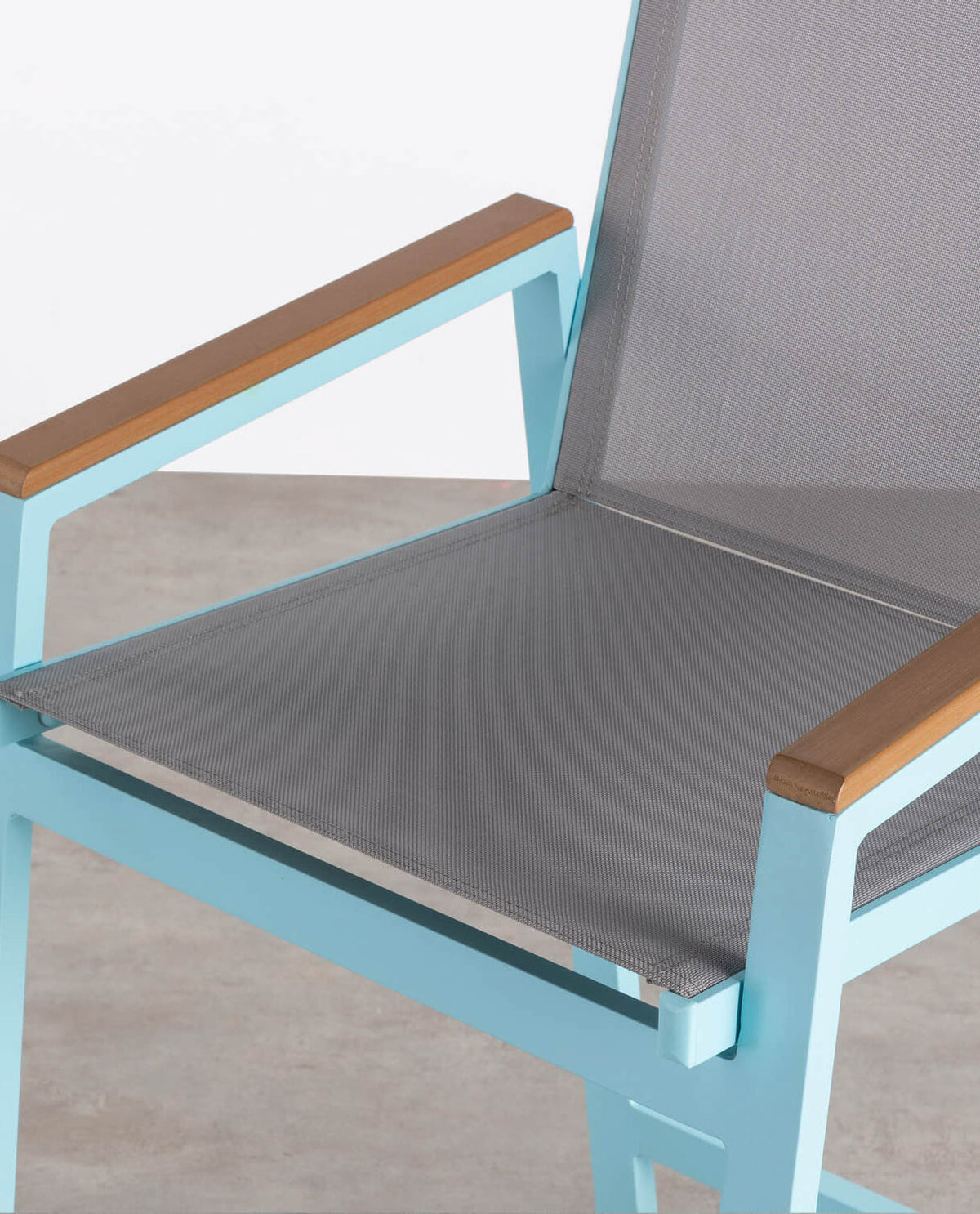 Korce 75 cm aluminum outdoor bar stool