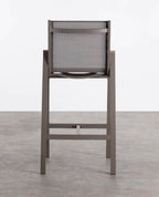 Korce 75 cm aluminum outdoor bar stool
