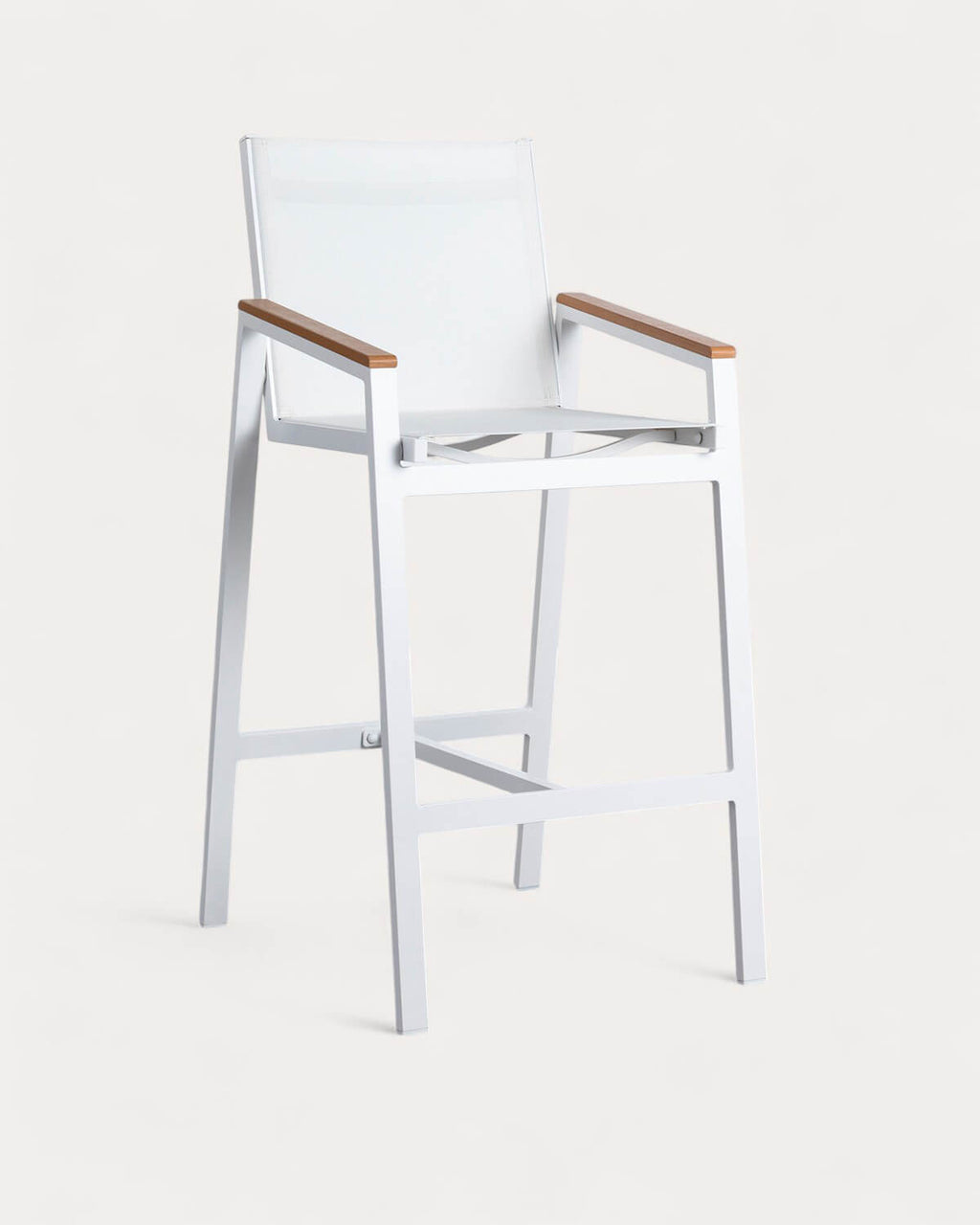Korce 75 cm aluminum outdoor bar stool