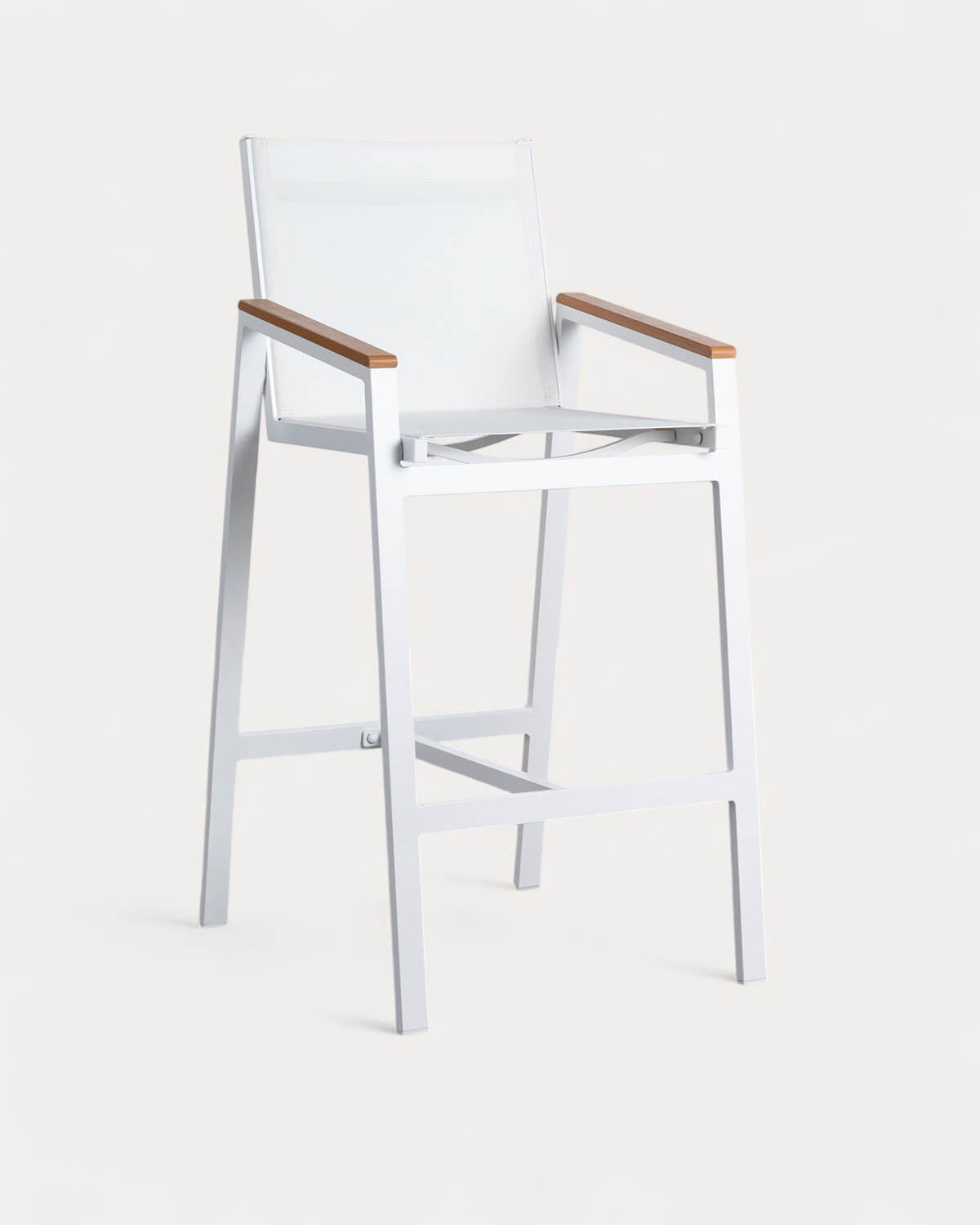 Korce 75 cm aluminum outdoor bar stool